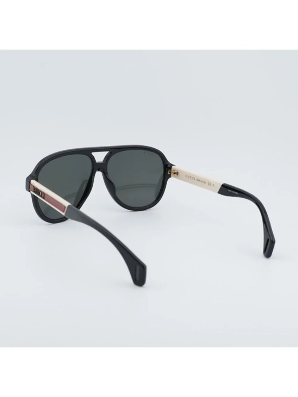 Gucci GG0463S 002 Sunglasses Black Aviator Frame, Grey Lenses